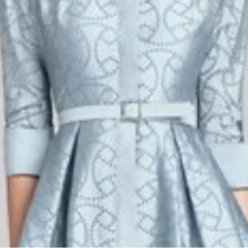 New! Taffeta Shirt Dress by Teri Jon by Rickie
Freeman - Picture 3 of 10